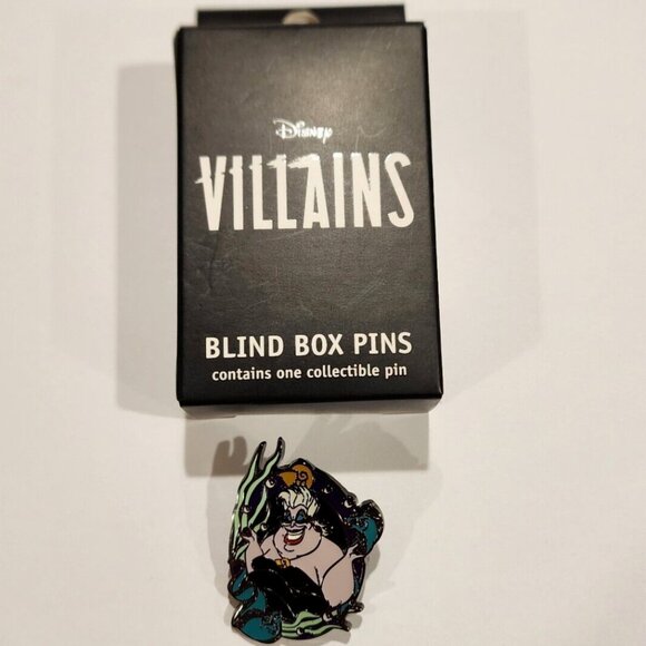 Loungefly Disney Villains Ursula Portrait Blind Box Pin Opened NEW - Picture 2 of 10
